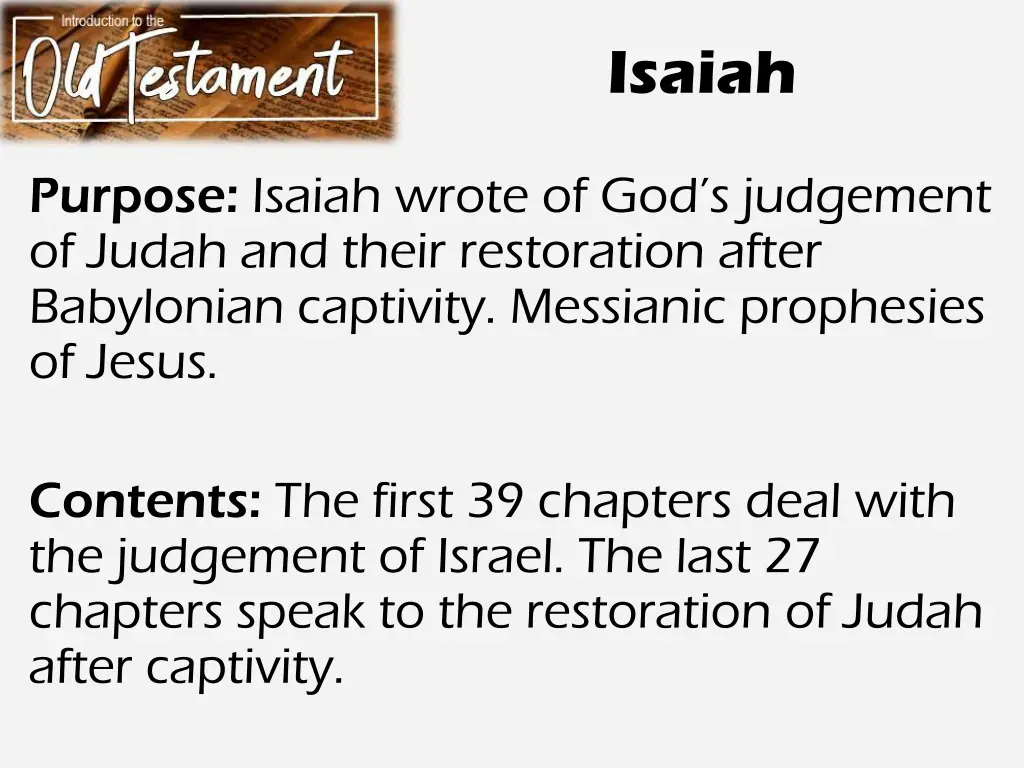 isaiah