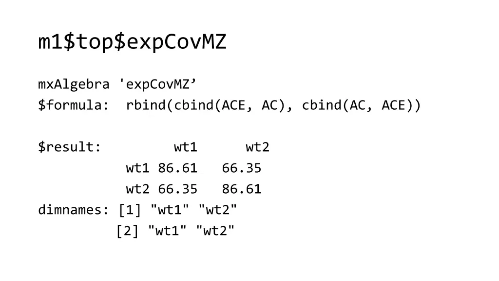 m1 top expcovmz