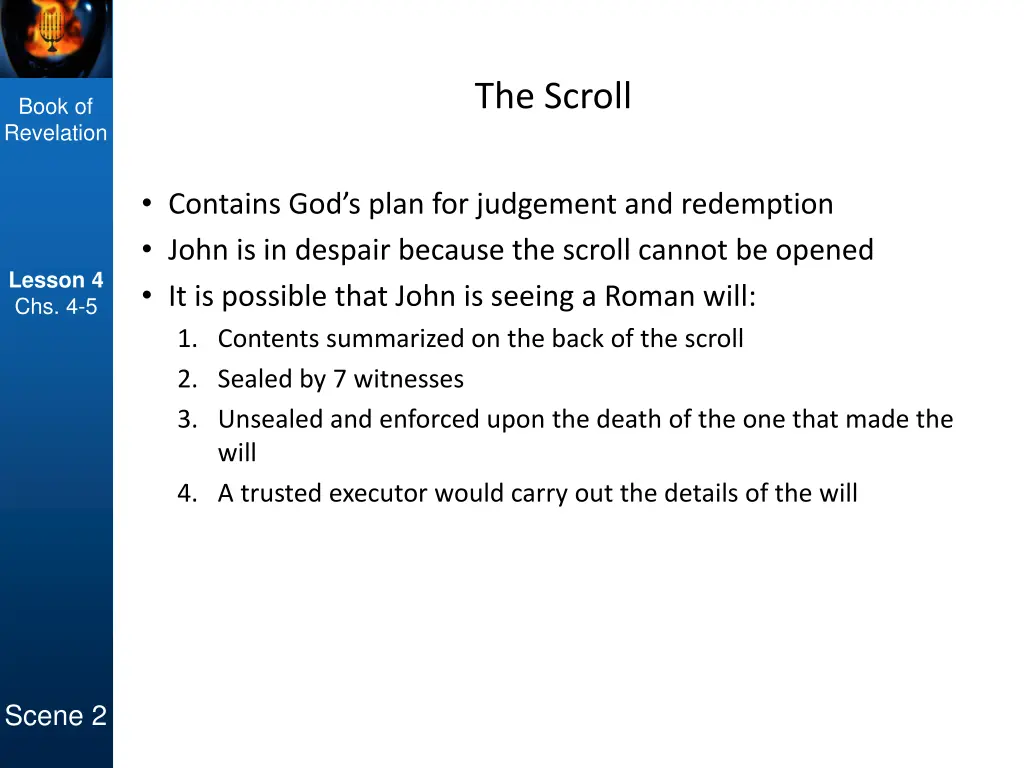 the scroll