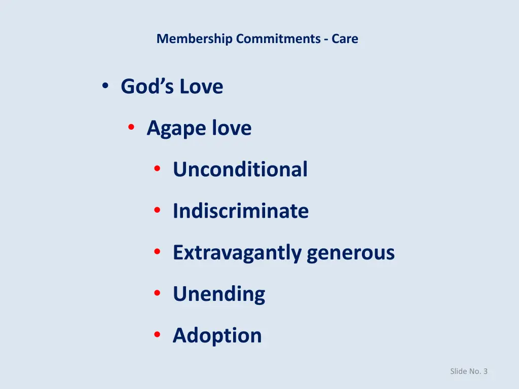 membership commitments care 2