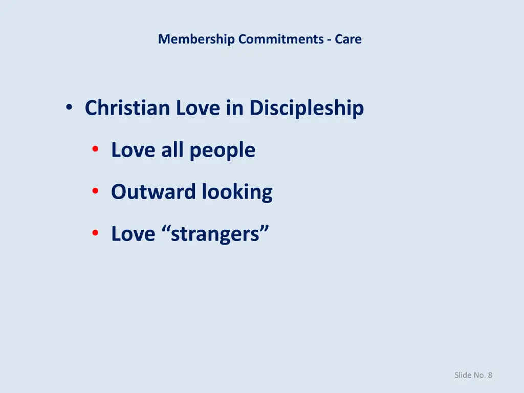 membership commitments care 5