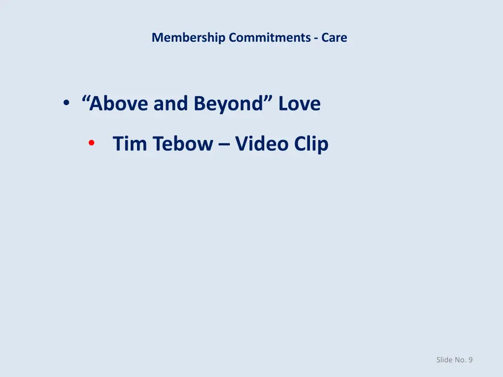 membership commitments care 6
