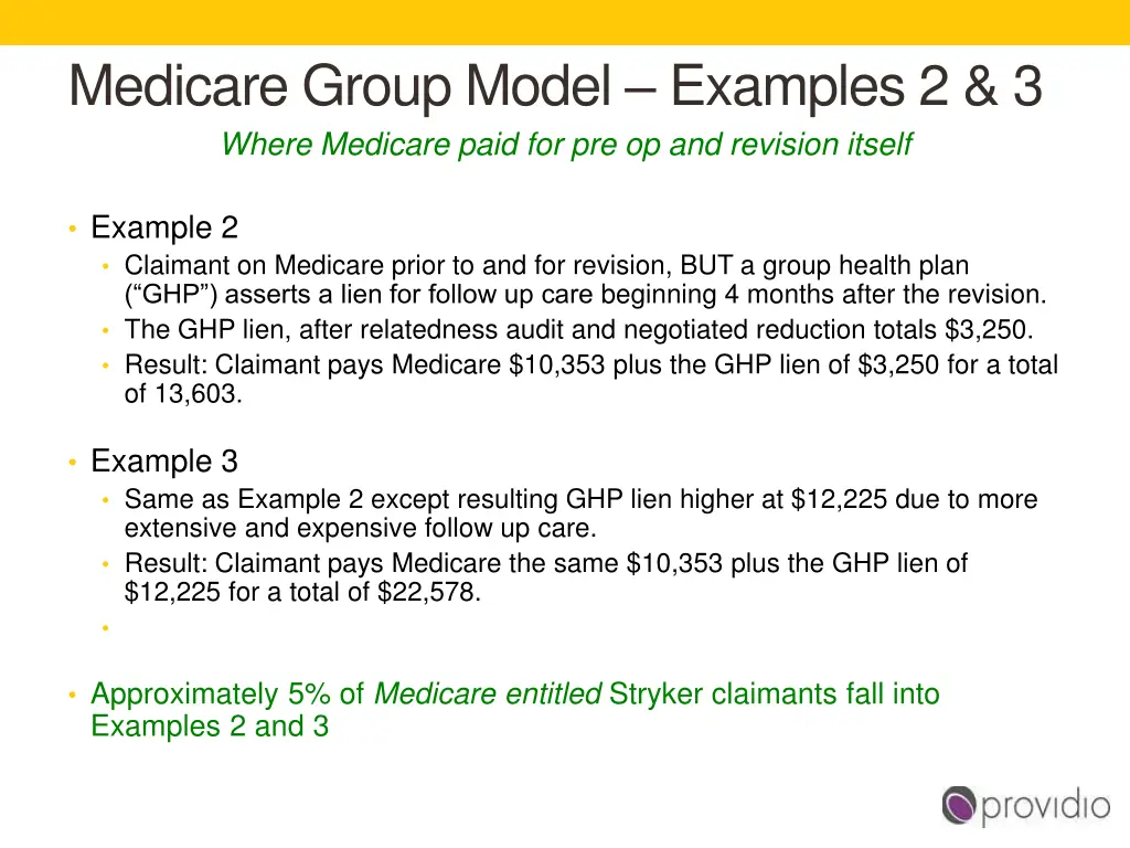 medicare group model examples 2 3