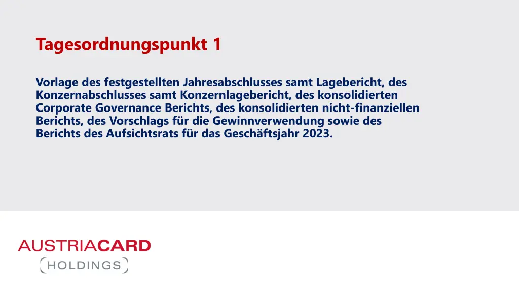 tagesordnungspunkt 1