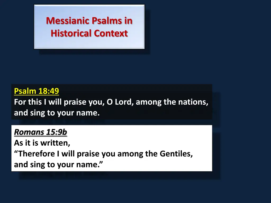 messianic psalms in historical context 2