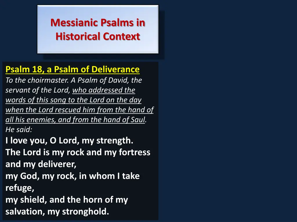 messianic psalms in historical context 3