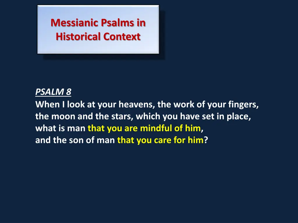 messianic psalms in historical context 6