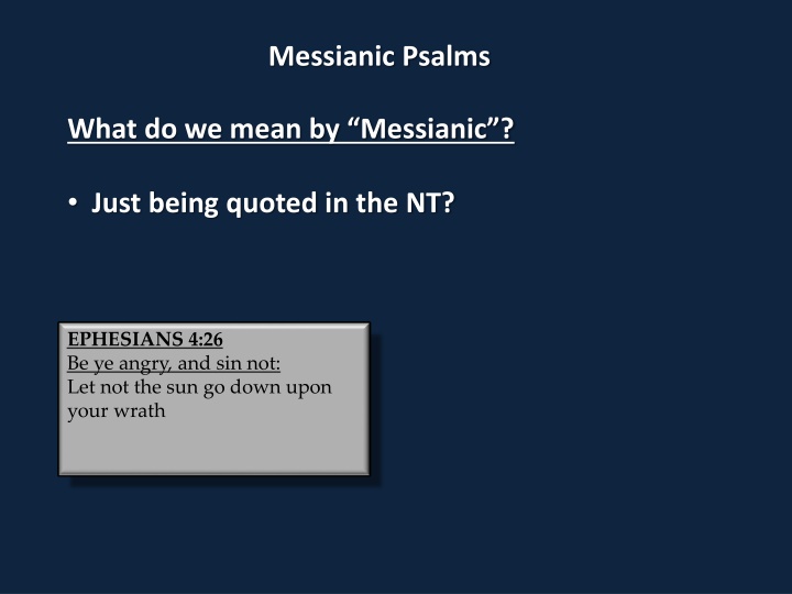 messianic psalms
