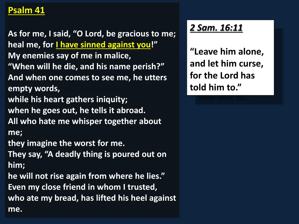 psalm 41 1