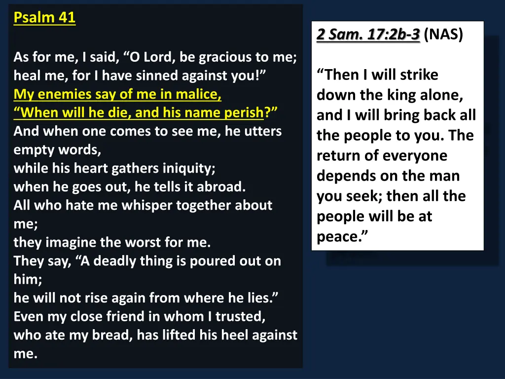 psalm 41 2
