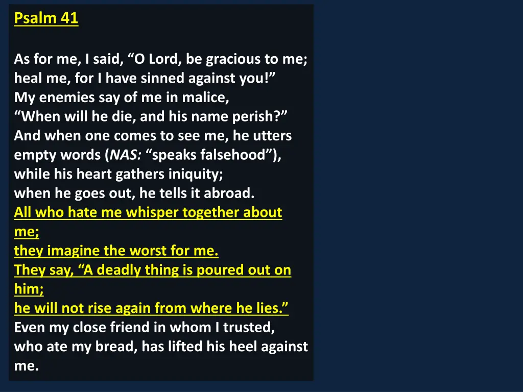 psalm 41 6