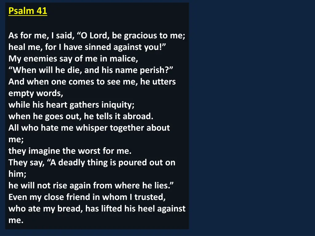 psalm 41