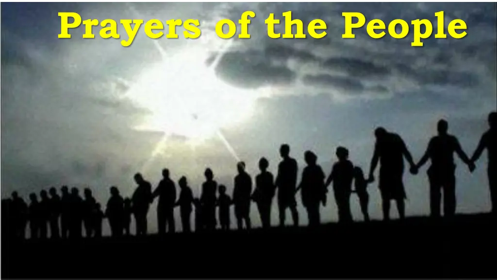 prayers of the people