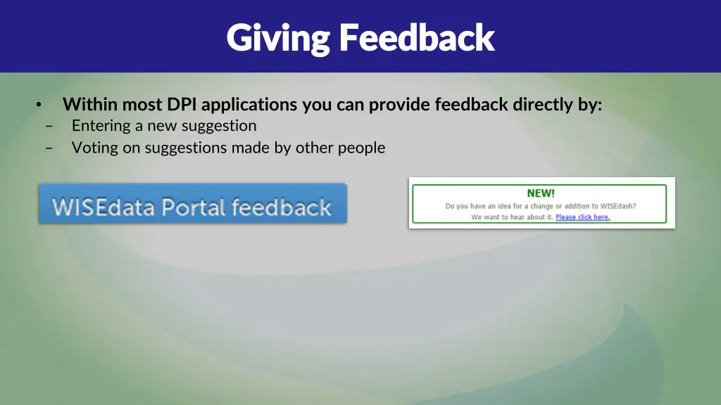 giving feedback giving feedback