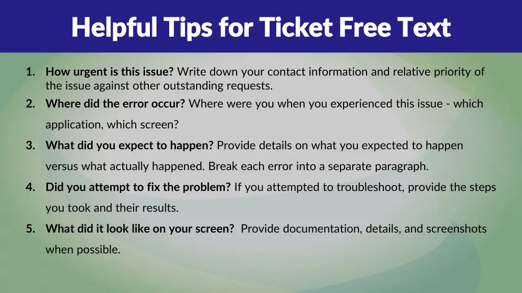 helpful tips helpful tips fo