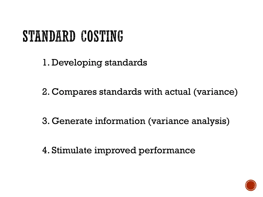standard costing 1