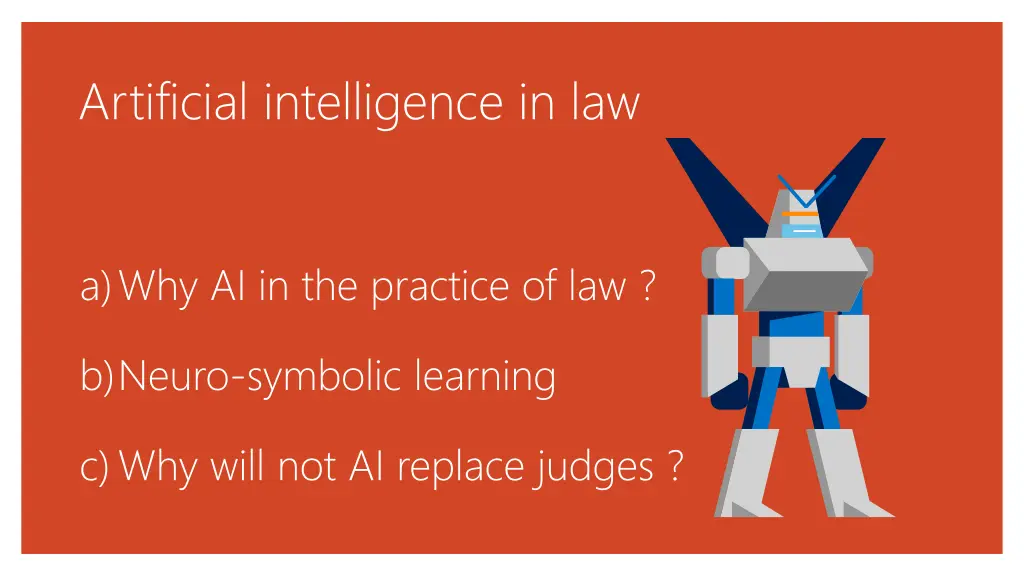 artificial intelligence in law