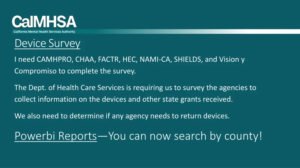 device survey