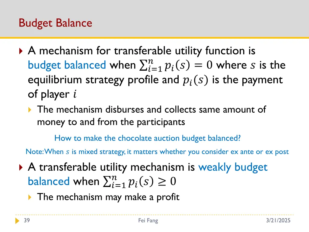 budget balance