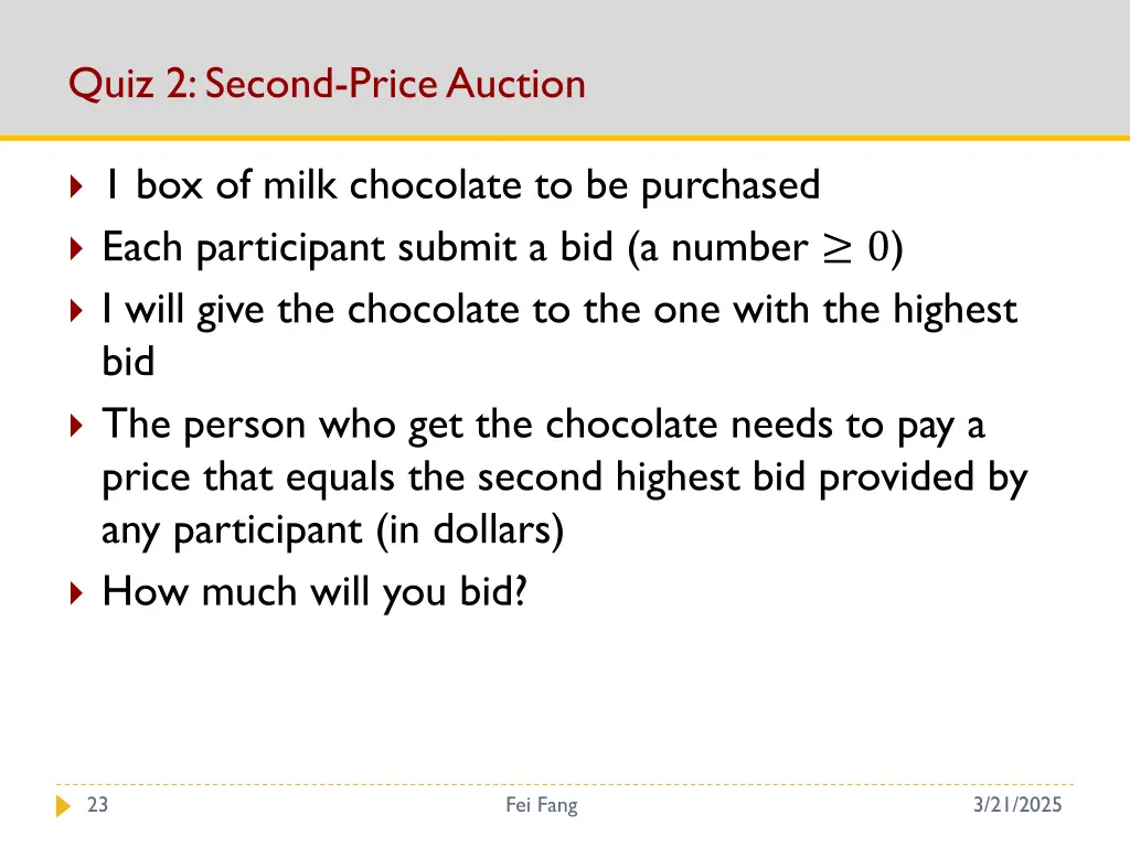 quiz 2 second price auction