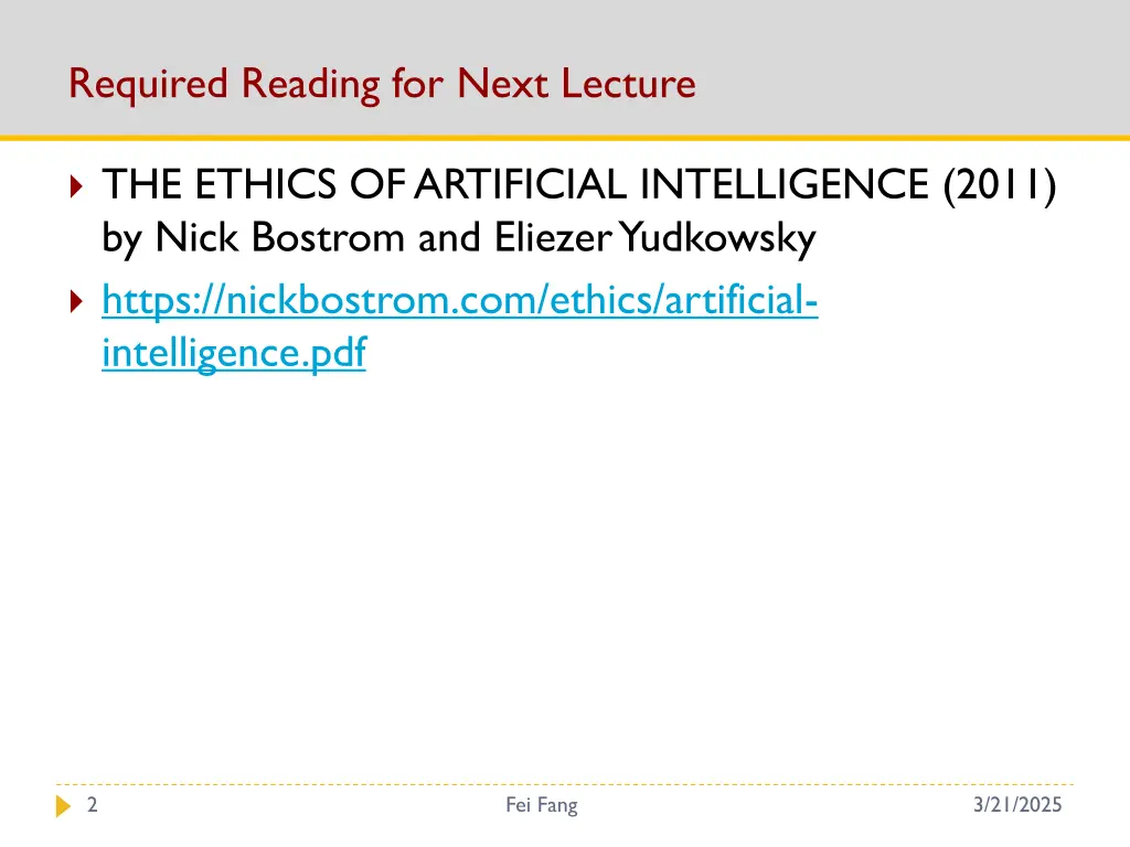 required reading for next lecture