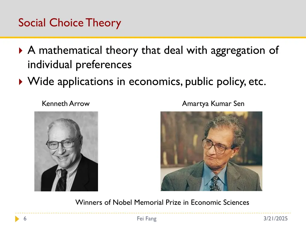 social choice theory