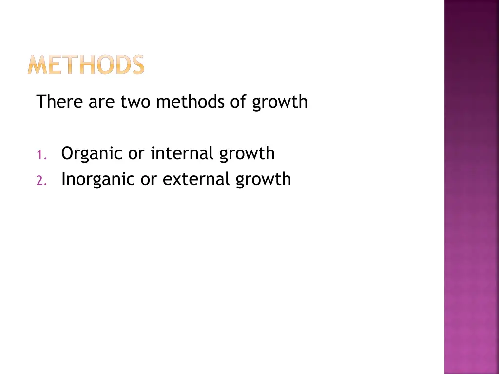 methods