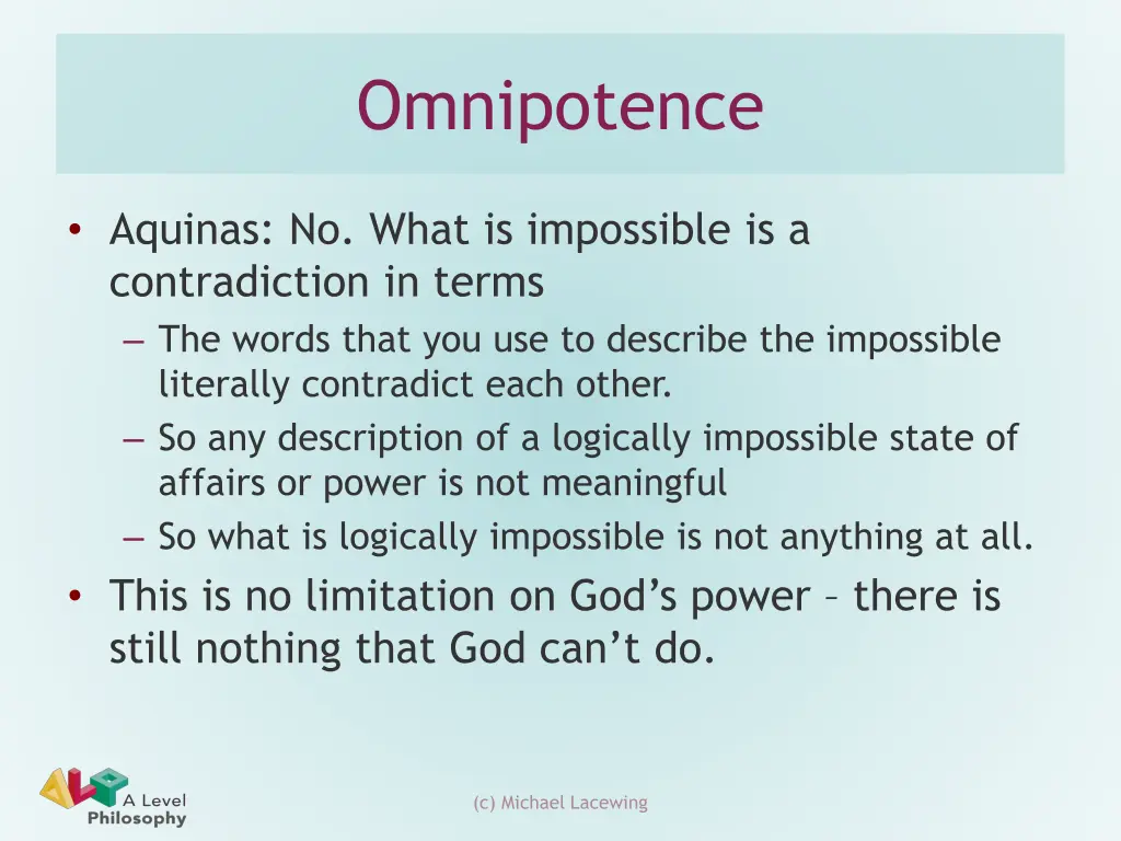 omnipotence 1