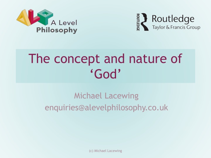 the concept and nature of god