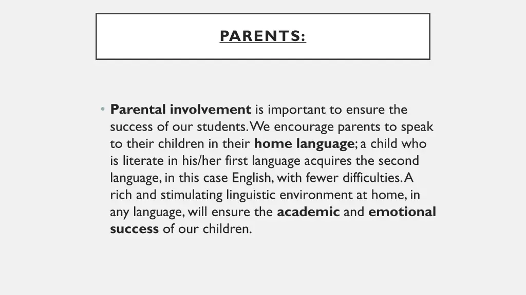parents