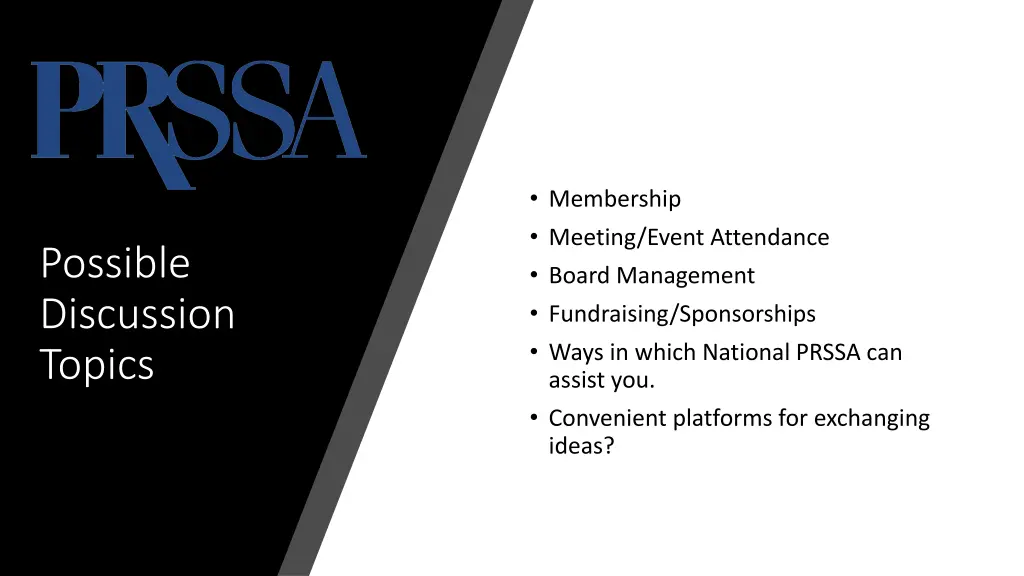 membership meeting event attendance board