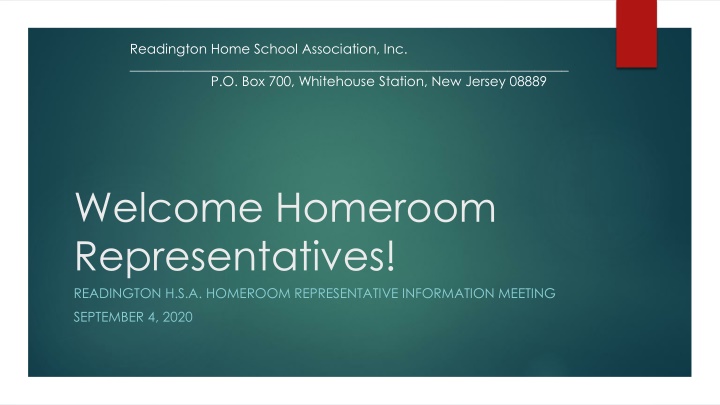 readington home school association