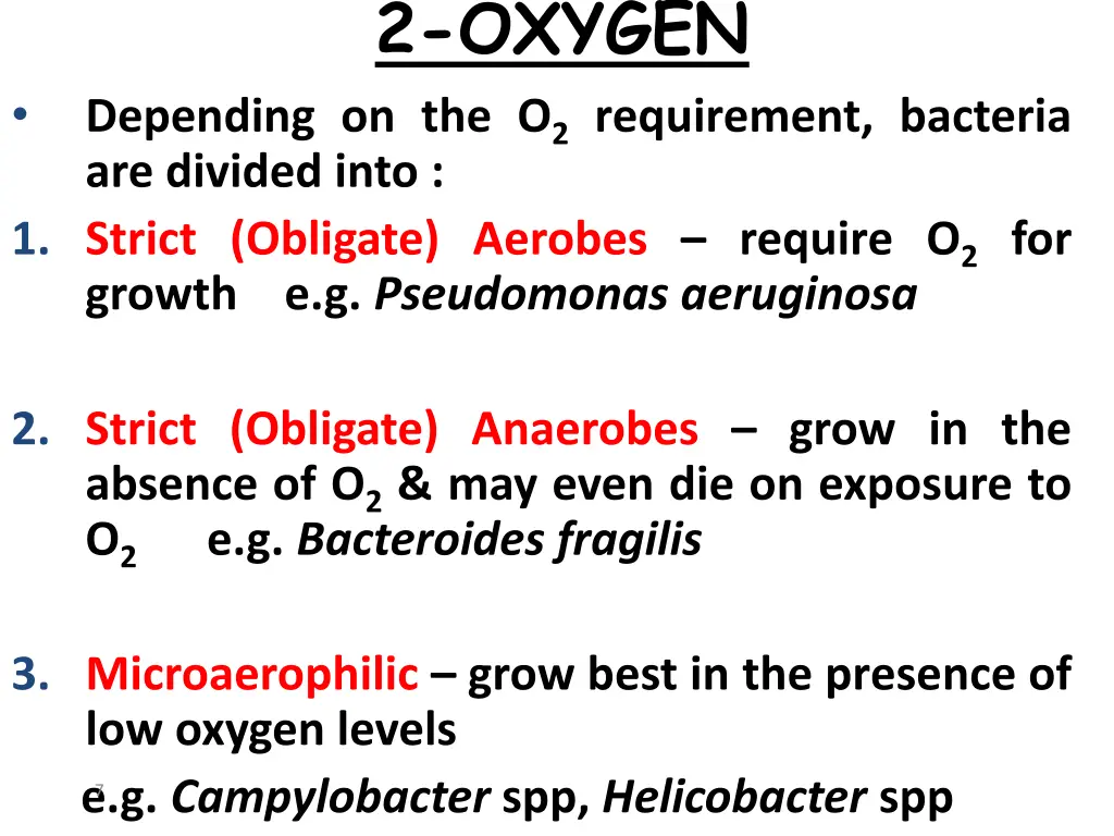 2 oxygen