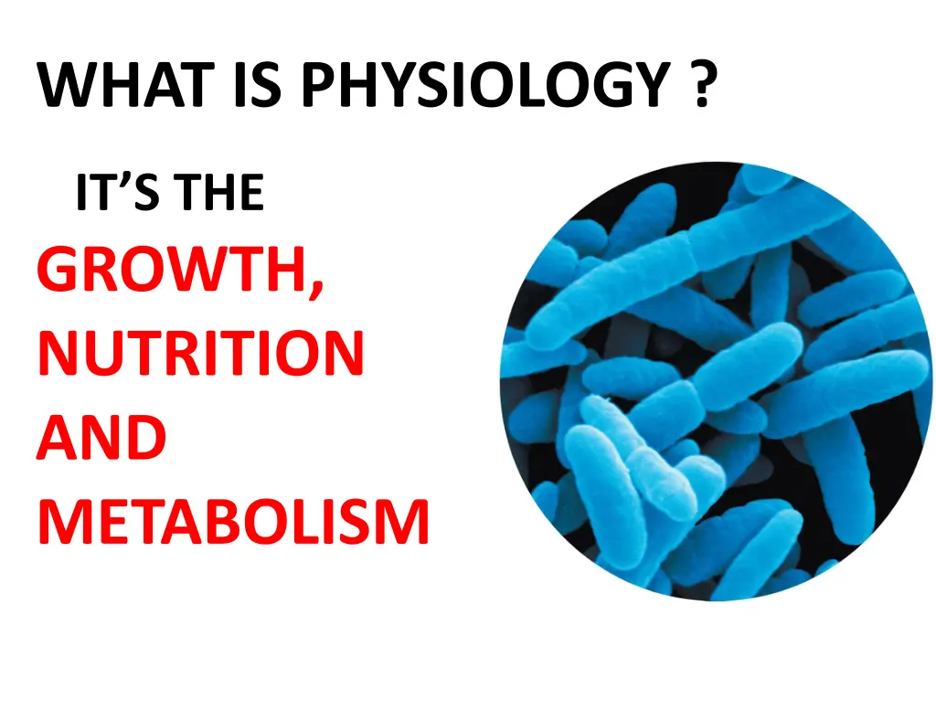 what is physiology