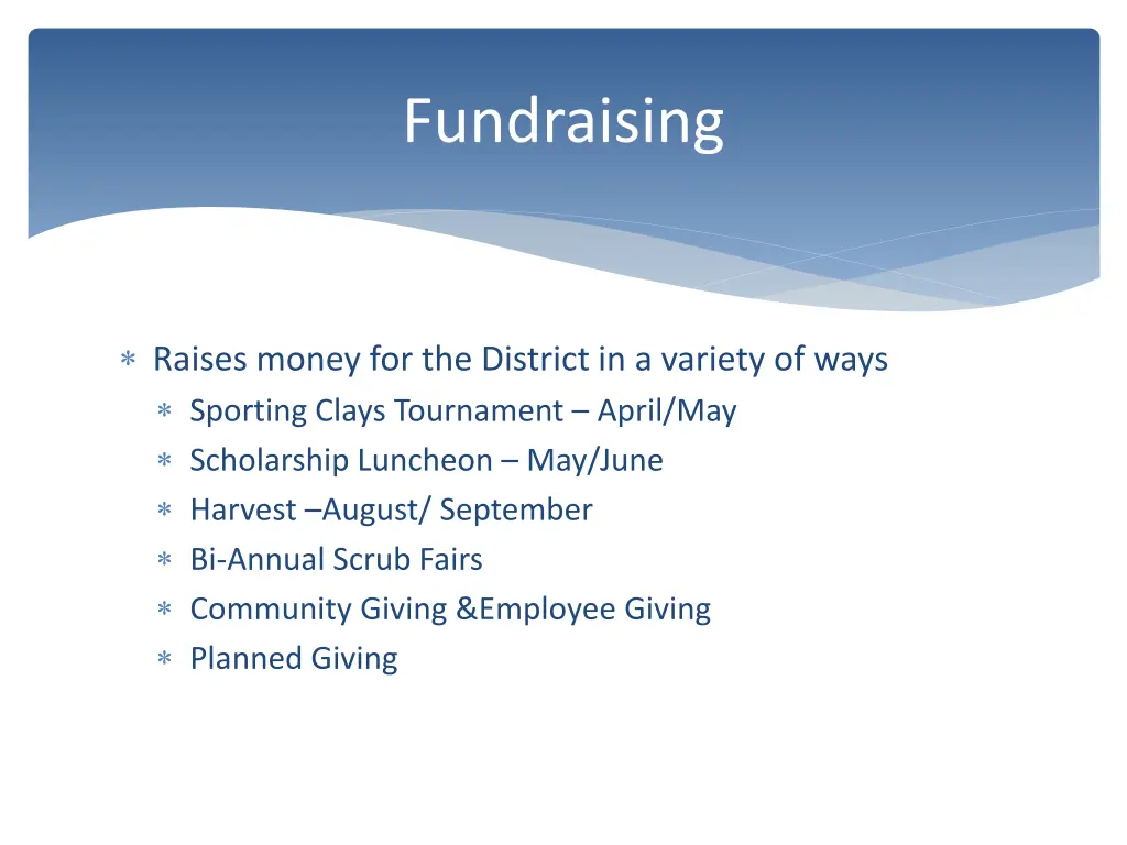fundraising