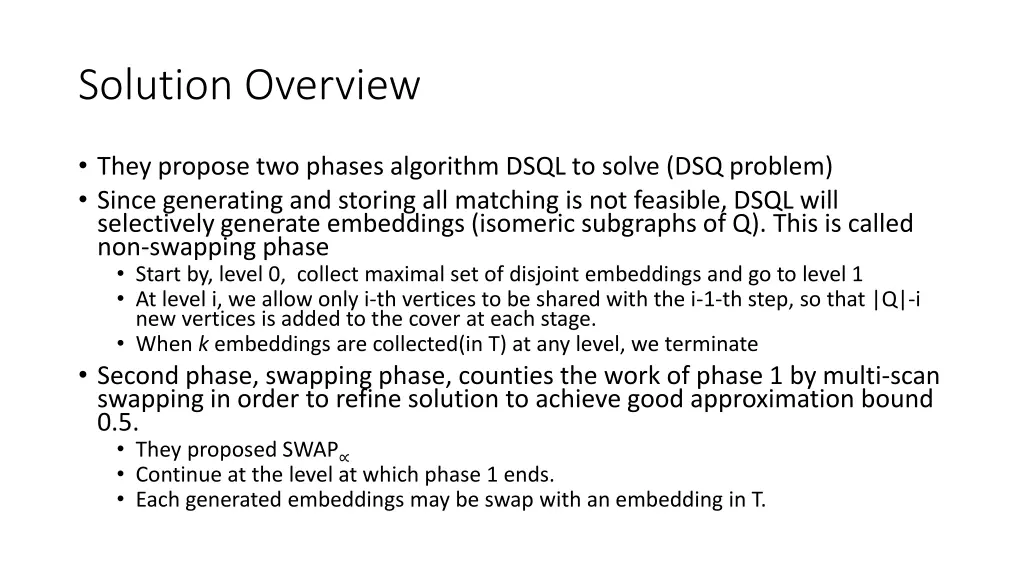 solution overview