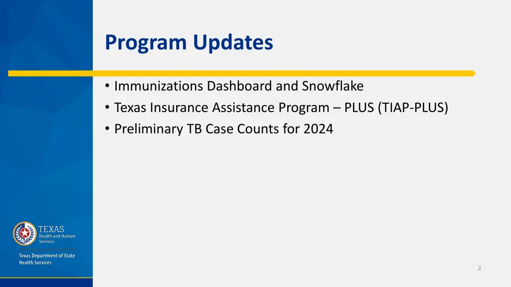 program updates