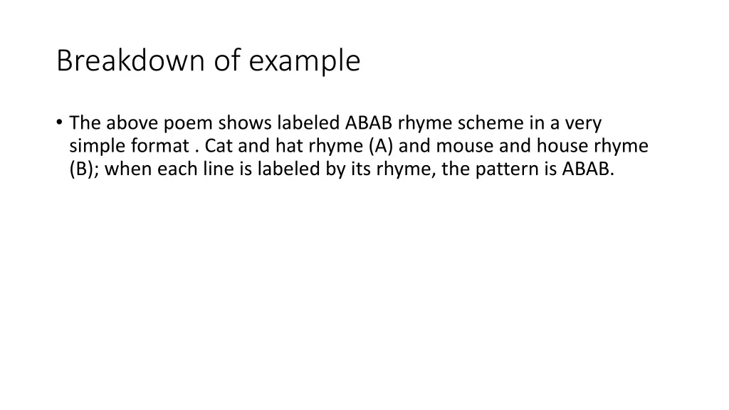 breakdown of example 1
