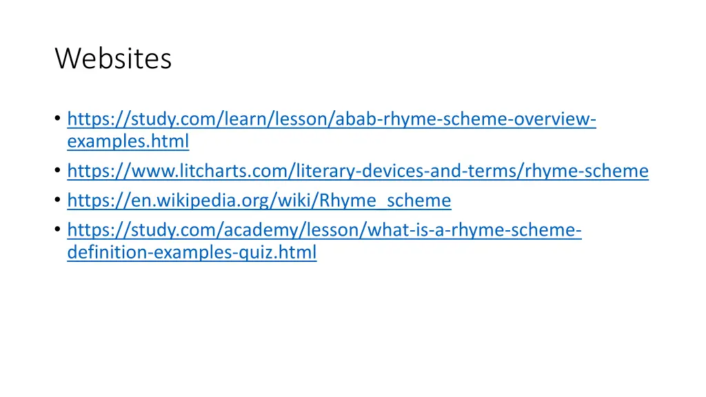 websites