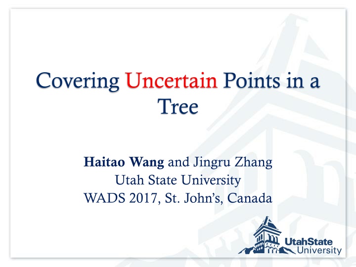 covering uncertain points in a tree