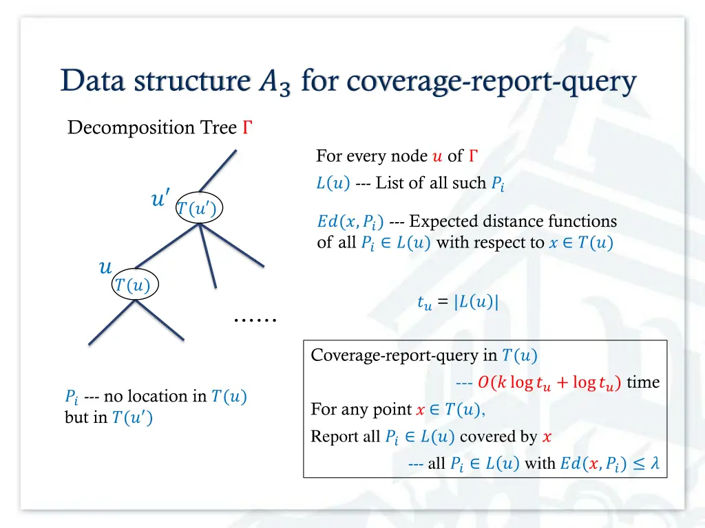 data structure 3 for coverage report query