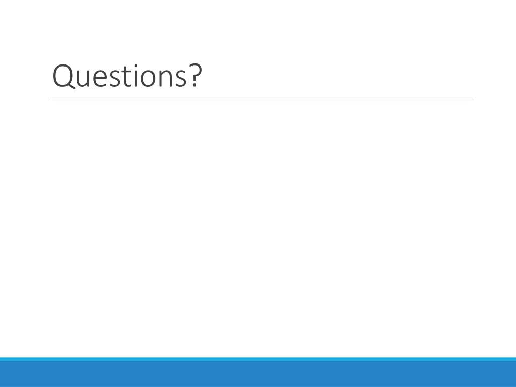 questions