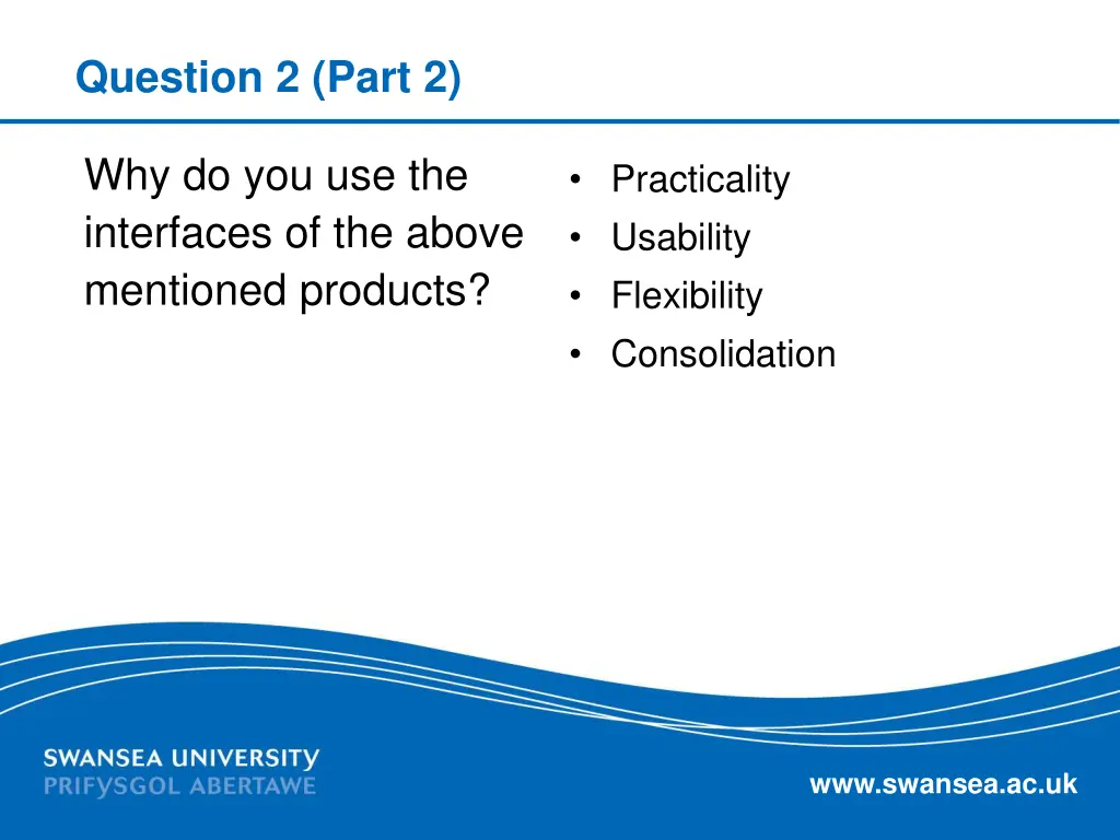 question 2 part 2