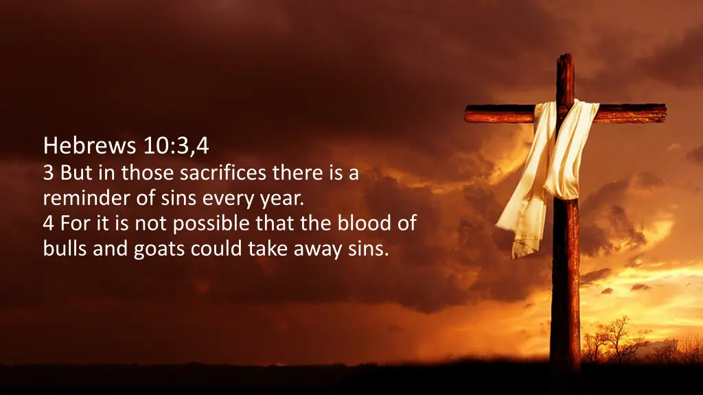 hebrews 10 3 4 3 but in those sacrifices there