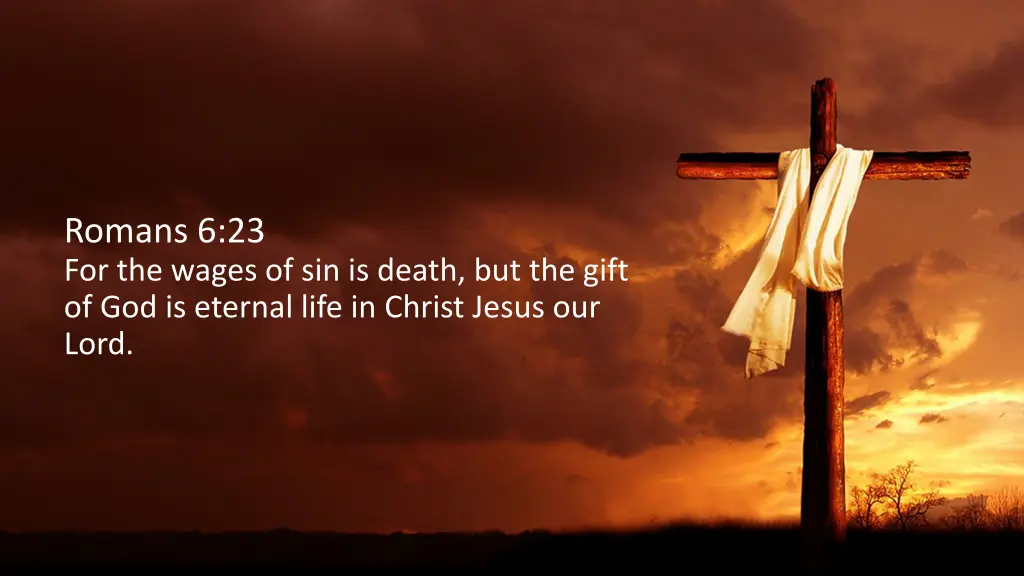 romans 6 23 for the wages of sin is death