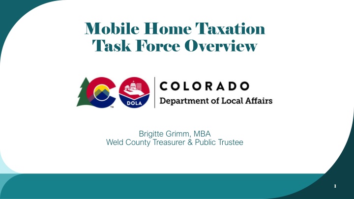 mobile home taxation task force overview