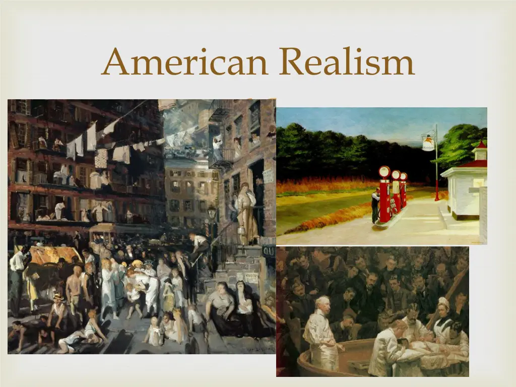 american realism 1
