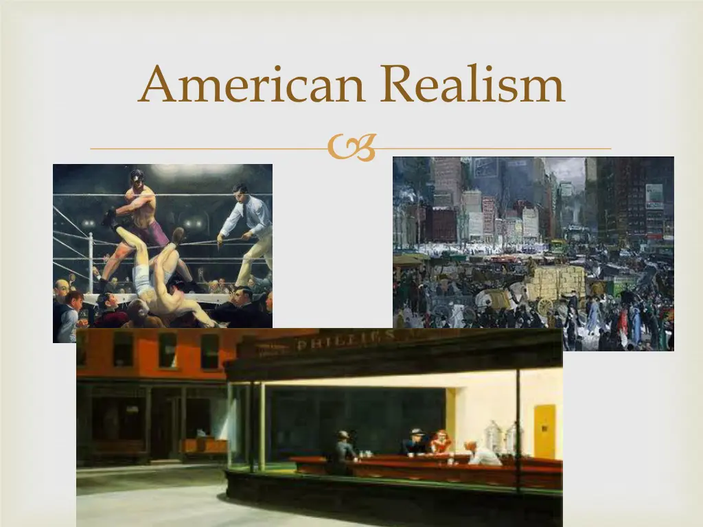 american realism