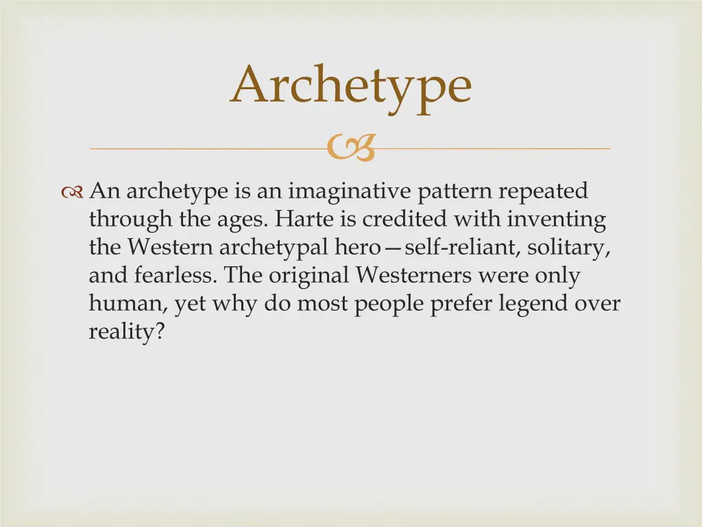 archetype