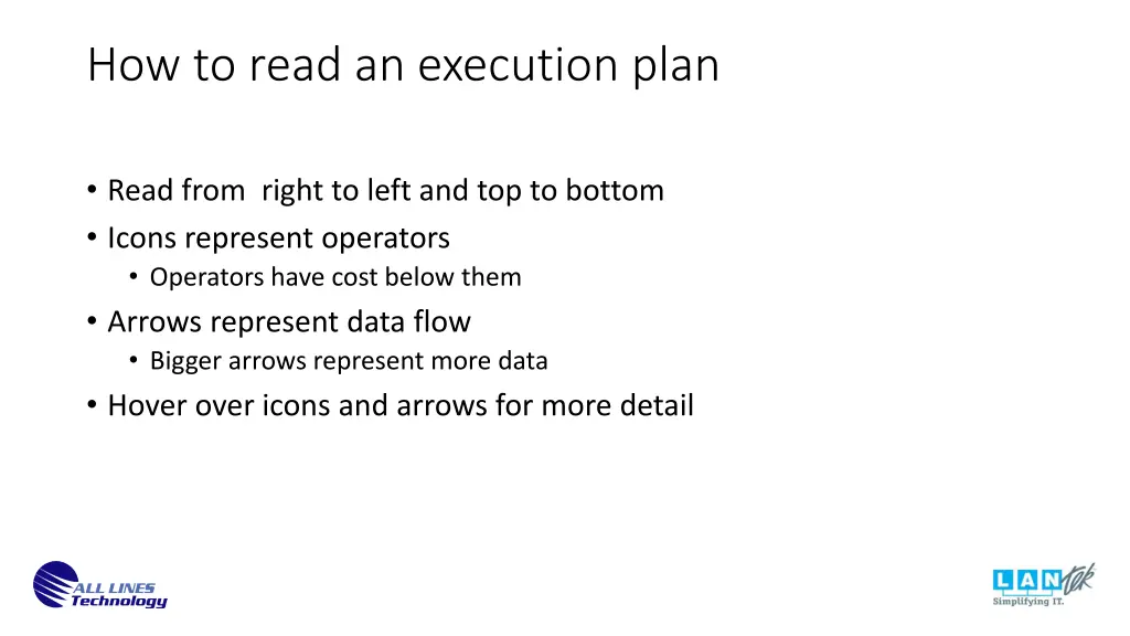 how to read an execution plan